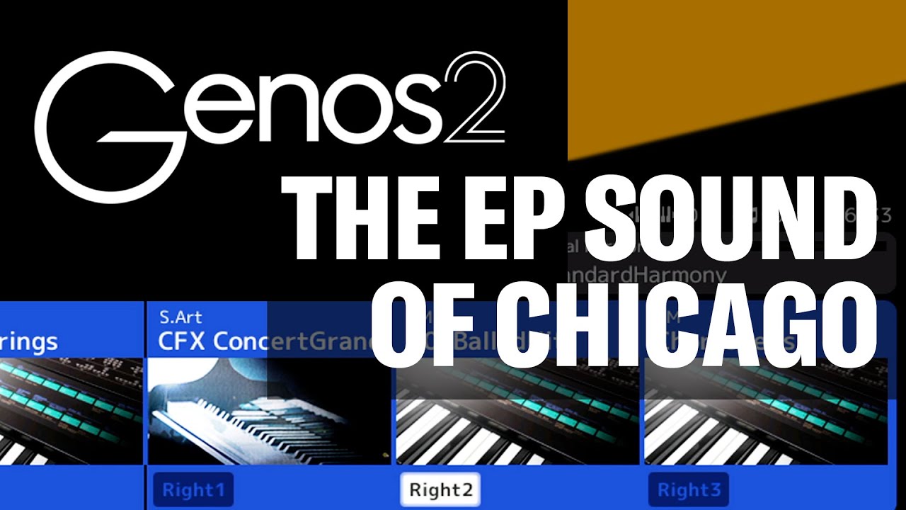 Genos 2 and the Sound of Chicago/David Foster, DX7-sounds in combination with AWM-sounds.