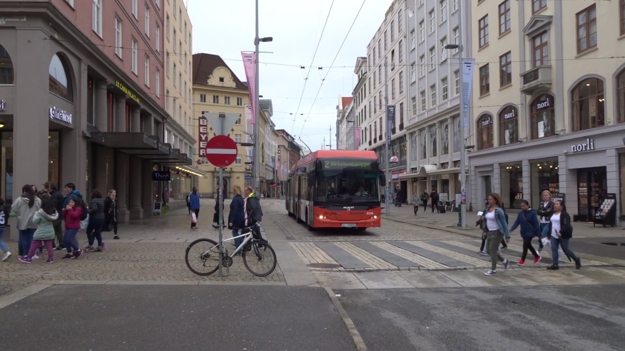 Skyss:  Birkelundstoppen bound N6321 8196 Rt.2 at Strandgaten/Torgallmenningen