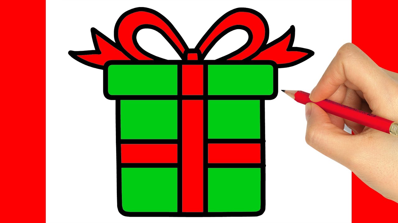 Comment dessiner une boîte de cadeau