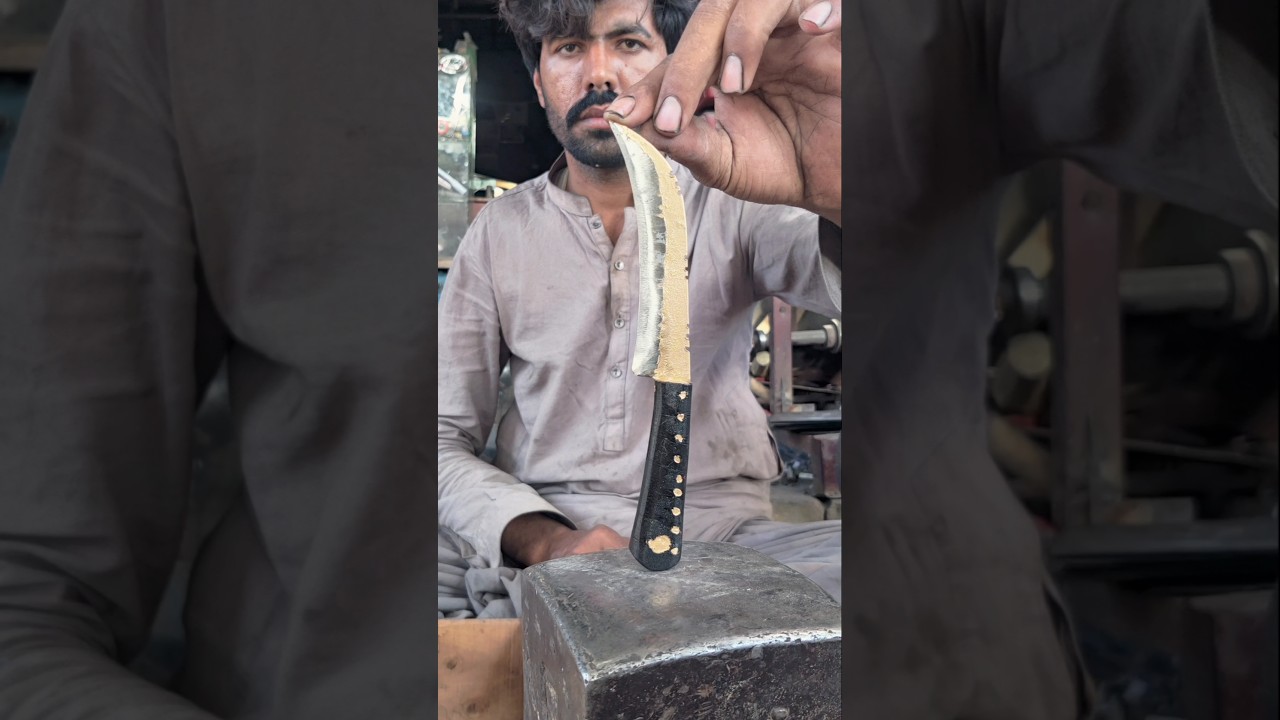 &ldquo;Forging a Kitchen Knife from an Old Drill Bit | Handmade Blacksmith Project&rdquo;