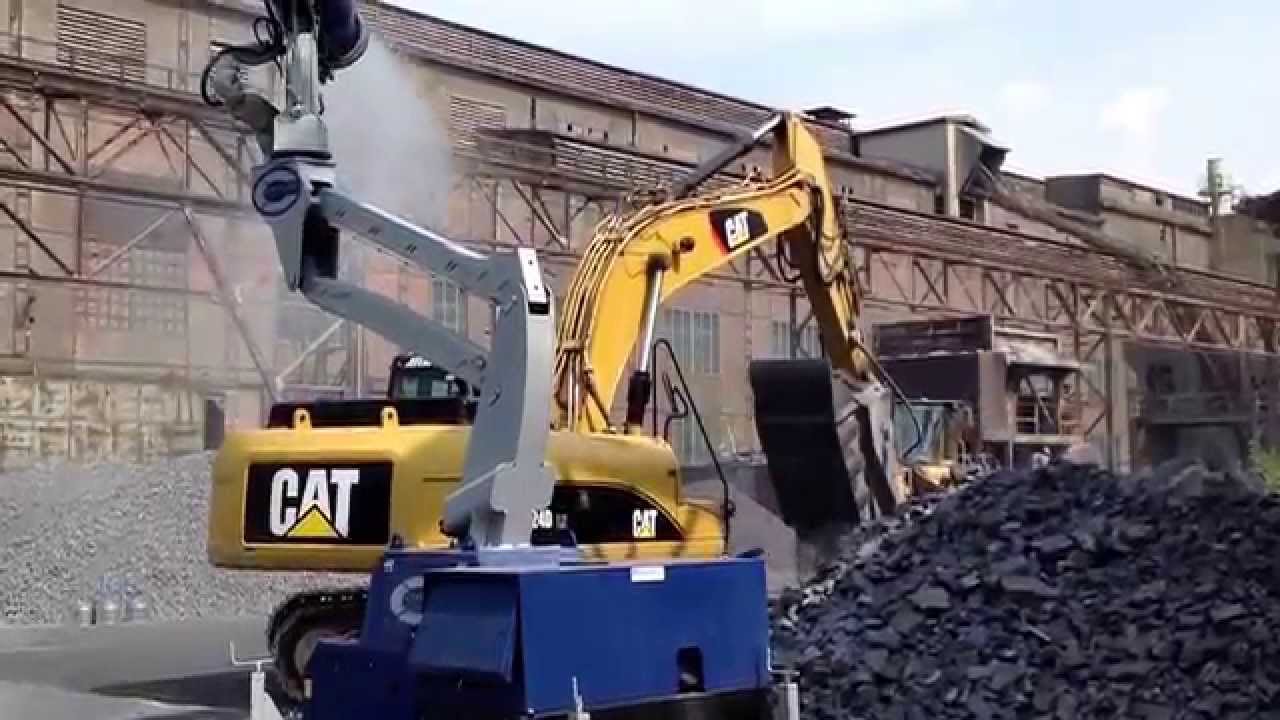 Akkua Jet 35 S Staubbindemaschine und Brecherl&ouml;ffel