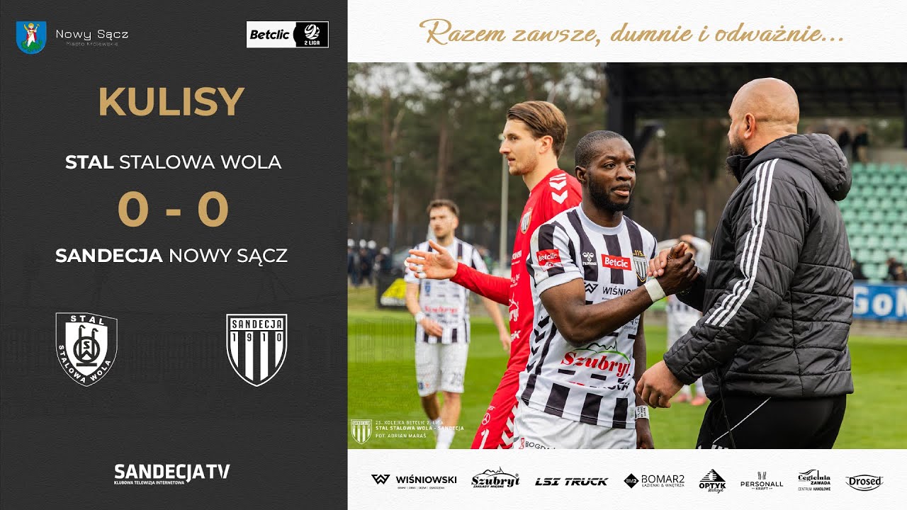 Stal Stalowa Wola - Sandecja Nowy Sącz 0:0 | kulisy meczu | 28.03.2026