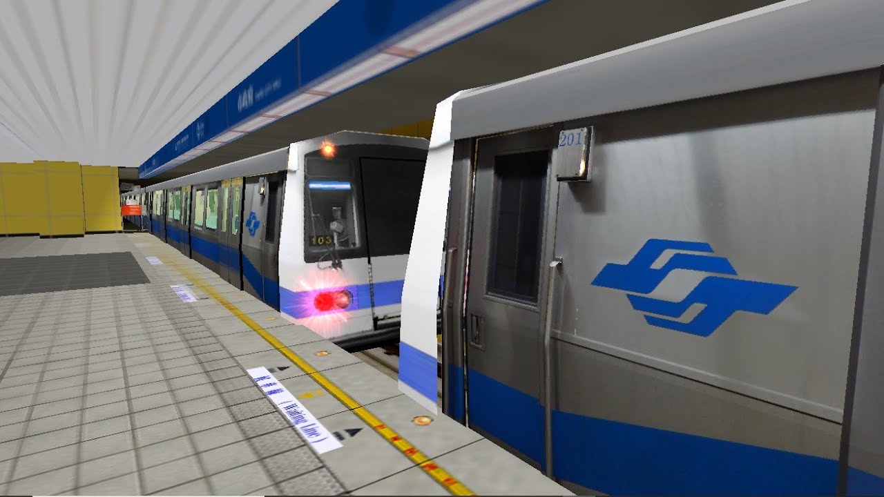 [OpenBVE] 台北捷運超狂班距（虛構） | Every 95 seconds in Taipei {板南線 | Blue line}