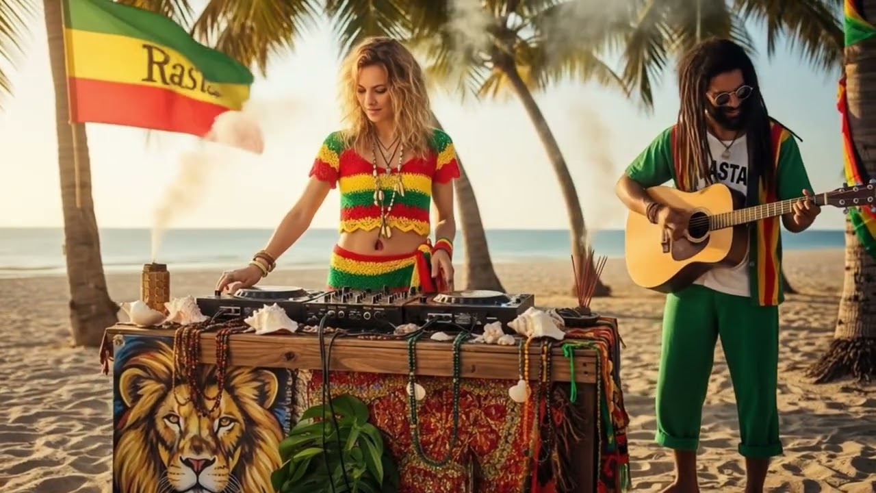 🏝️ Caribbean Reggae Nights 🌅 Tropical Paradise Chill Vibes