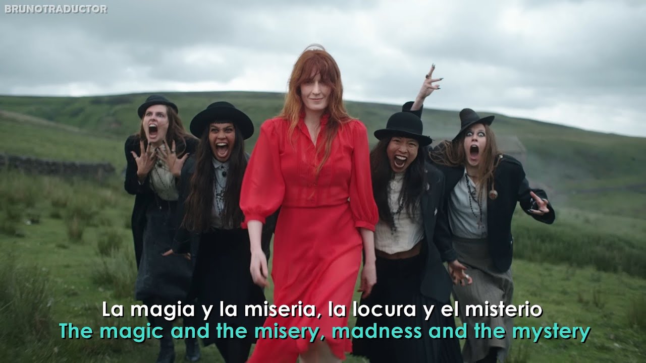 Florence + The Machine - Everybody Scream // Lyrics + Espa&ntilde;ol // Video Oficial