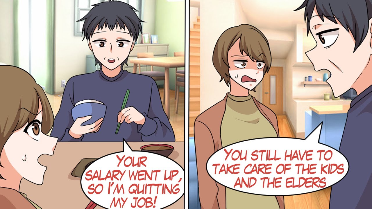[MangaDub] Husband Wants to Quit Job Despite Kids, Expects Me to Handle Care and Parenting! [RomCom]