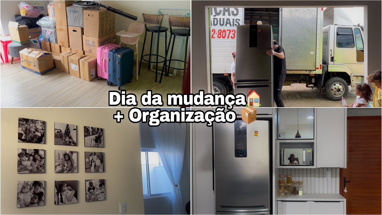 MUDAMOS PRA CASA NOVA/ ORGANIZEI TUDO MUITO RÁPIDO 🙏
