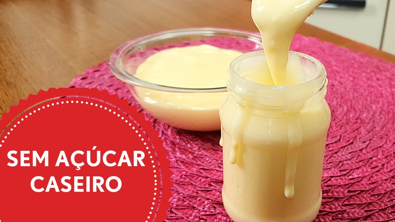 LEITE CONDENSADO SEM AÇUCAR CASEIRO! Alternativa DIET