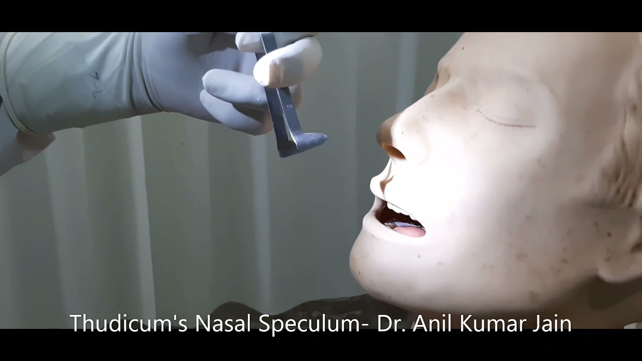 Thudicums Nasal Speculum | How to hold and Use nasal speculum| nose|ENT instruments|DrAnil KumarJain