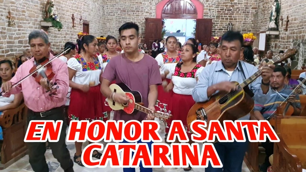 [ EN HONOR A SANTA CATARINA   BAILANDO  LA DANZA DE LAS INDITAS  ]