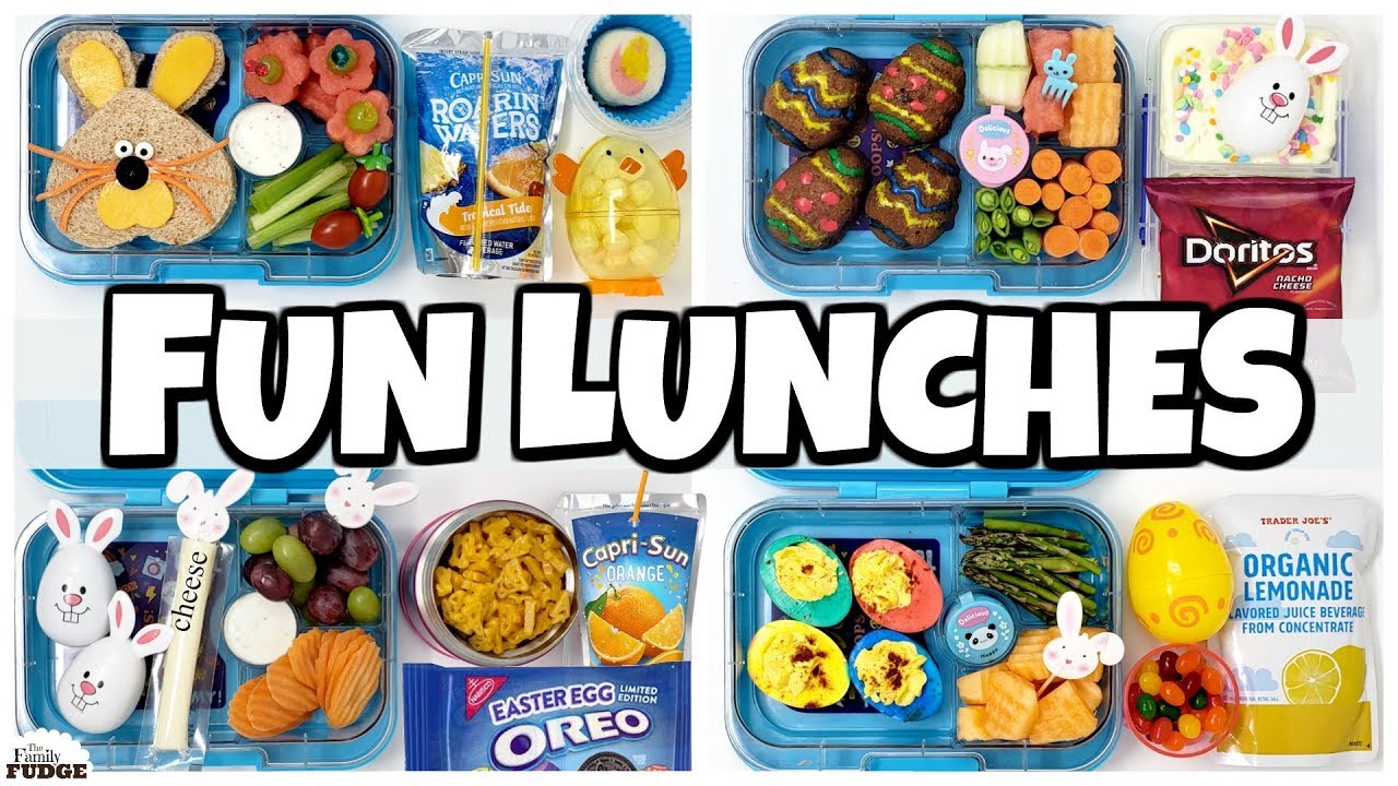 Fun SPRING School Lunch Ideas 🐰 NEW LUNCH BOXES!