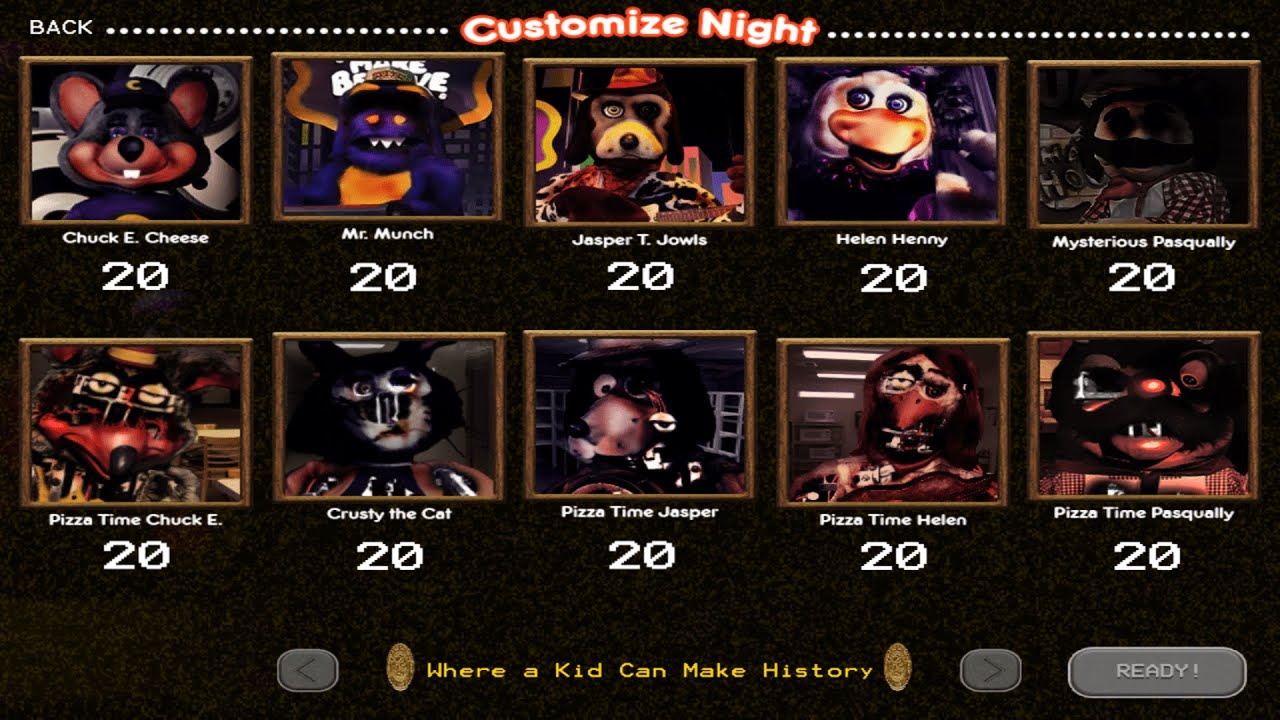 Five Nights at Chuck E. Cheese's: Revived - 10/20 Mode (