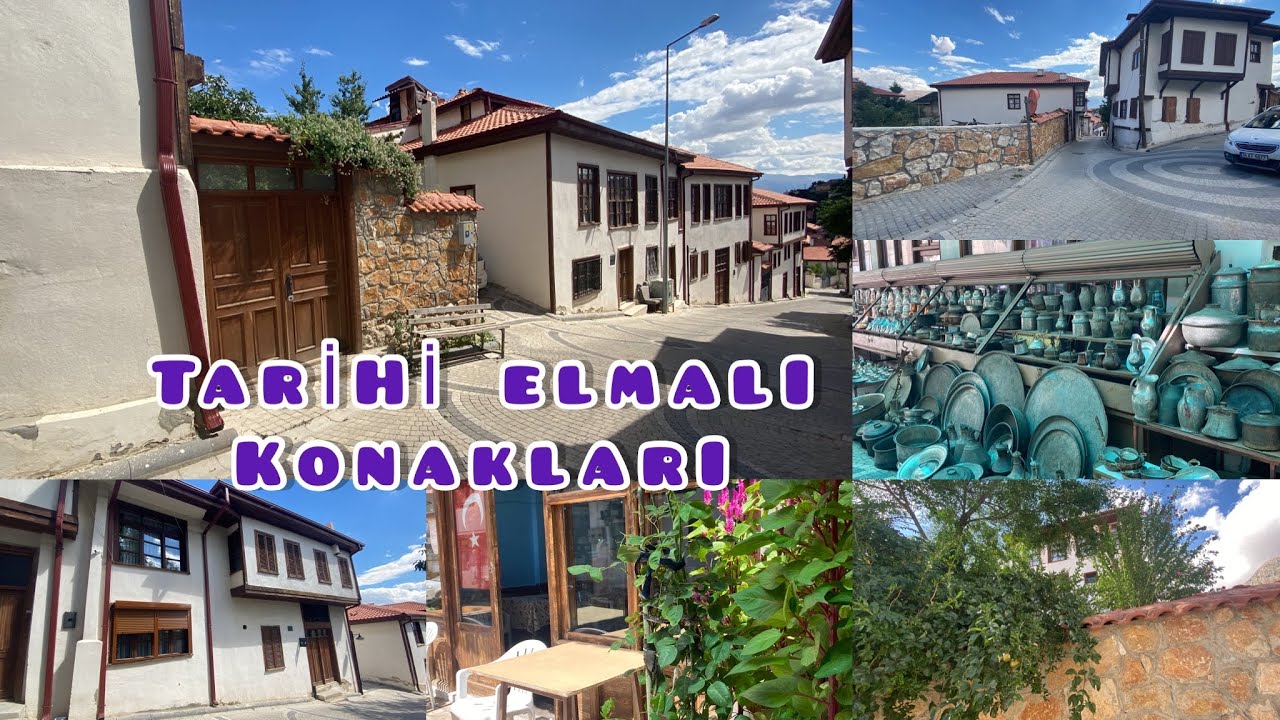 ELMALI’NIN TARİHİ CUNDALI KONAKLARI VE SOKAKLARINDA BİR TUR | ELMALI-ANTALYA 4K