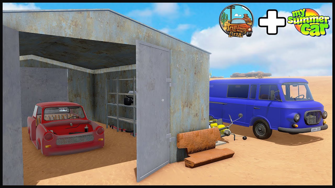 My Summer Car В THE LONG DRIVE! Соберем ТАЧКУ!