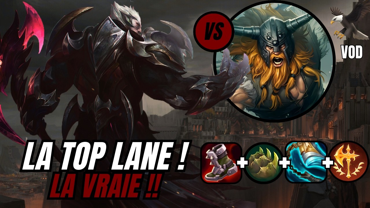 LA TOP LANE !!! LA VRAIE !!!! - SoloQ Master - Darius vs Olaf