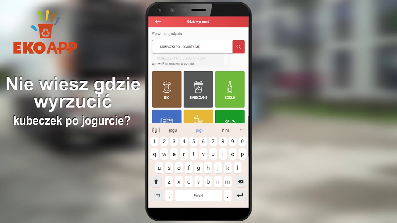 KOM EKO - EKO App - pamiętaj o segregacji swoich odpad&oacute;w