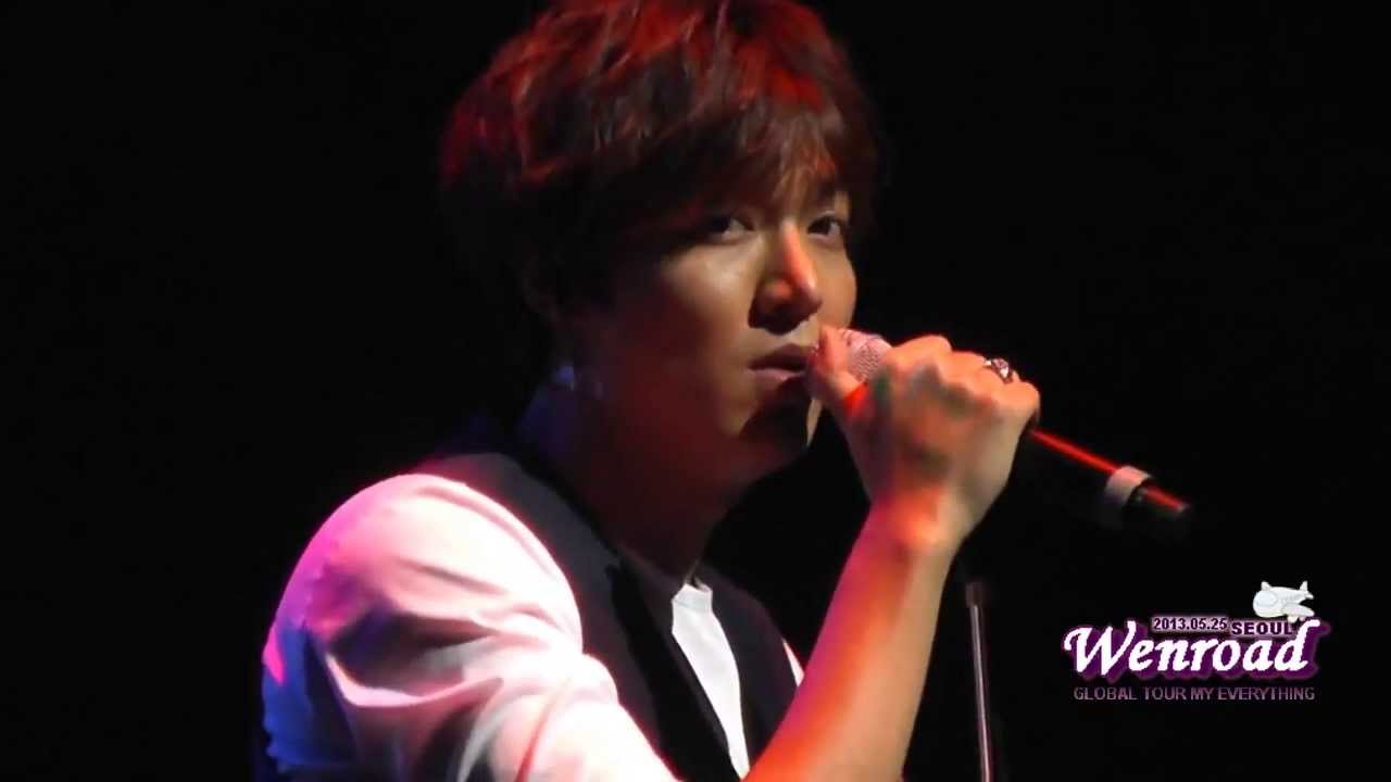 20130525 Lee Min Ho Global Tour In Seoul My Everything - Pieces Of Love