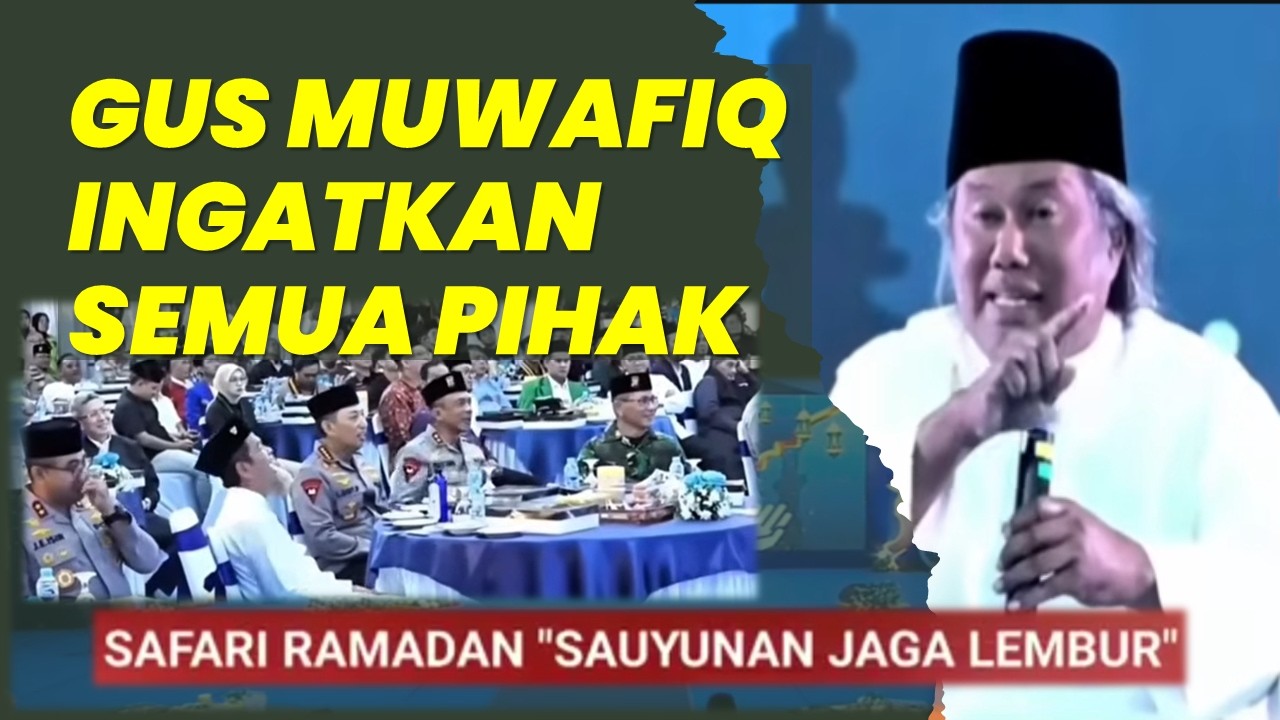 Di Depan KDM & KAPOLRI  Gus Muwafiq Ingatkan Kerusakan yang diakibatkan Manusia I Buka Puasa Bersama