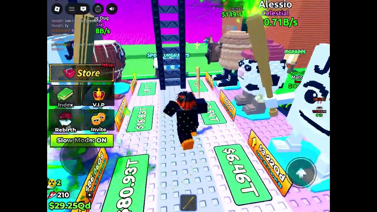 I am in escape tsunami for brainrot ￼