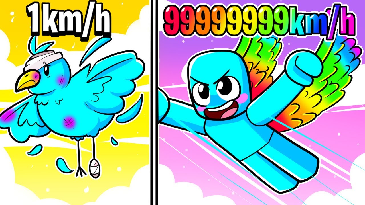Evolucionando Mi VUELO Hasta Convertirme en Un PÁJARO!