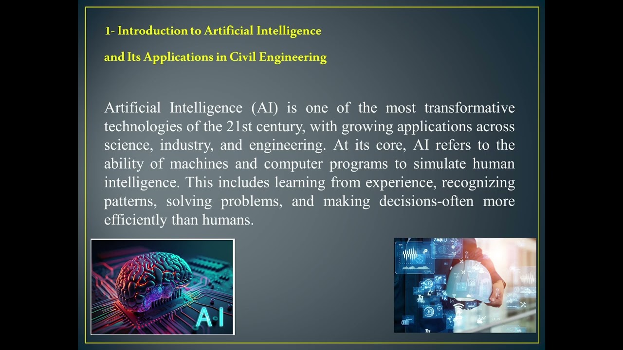 Artificial intelligence workshop