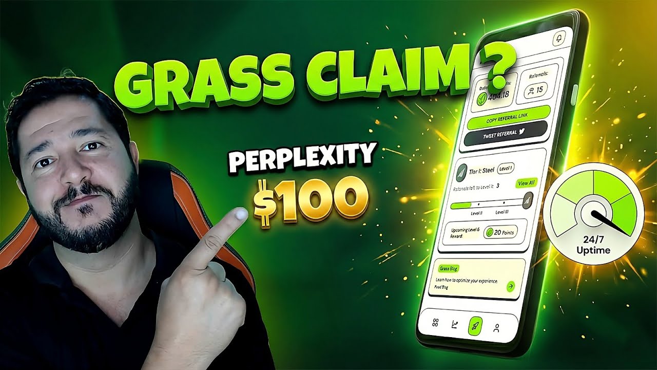 GRASS AIRDROP: CLAIM EM DEZEMBRO? & Airdrop Perplexity DISTRIBUI&Ccedil;&Atilde;O