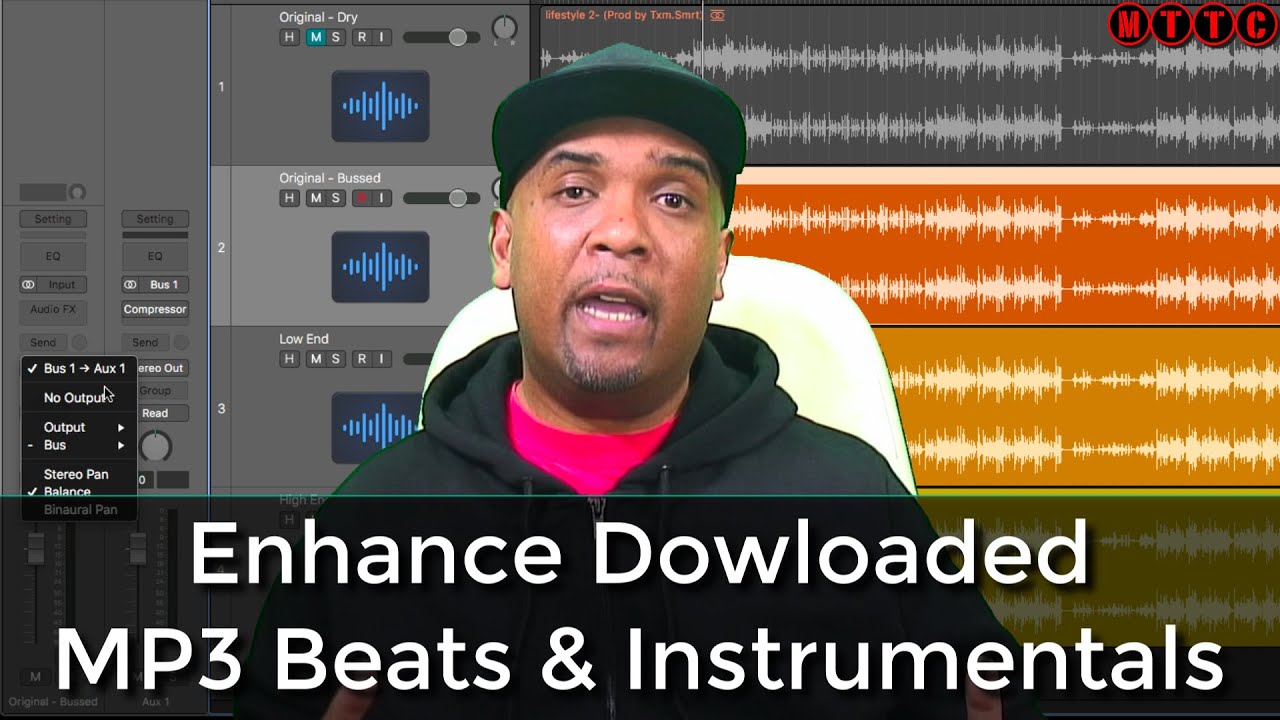 How to Enhance Downloaded MP3 Beats in | Logic Pro X | MTTC