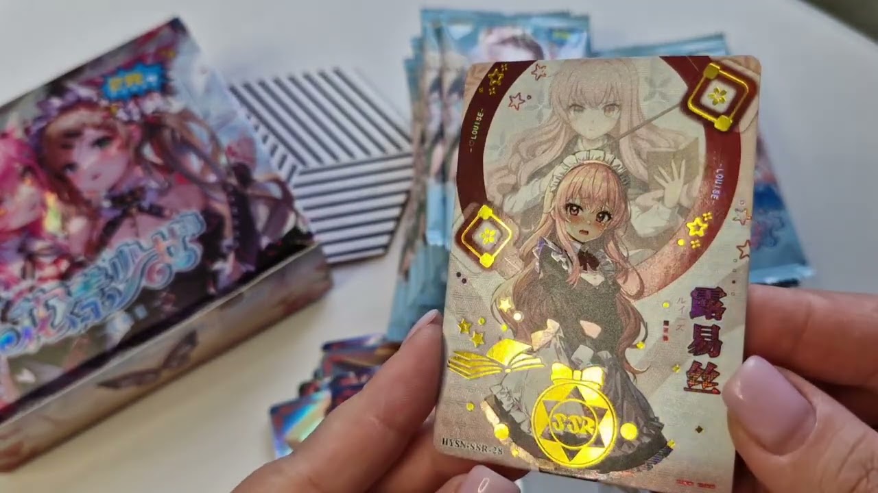 Распаковка СУПЕР классных карточек с тянками (16+) /Goddess Story / Flower Girl  #unboxing #cards