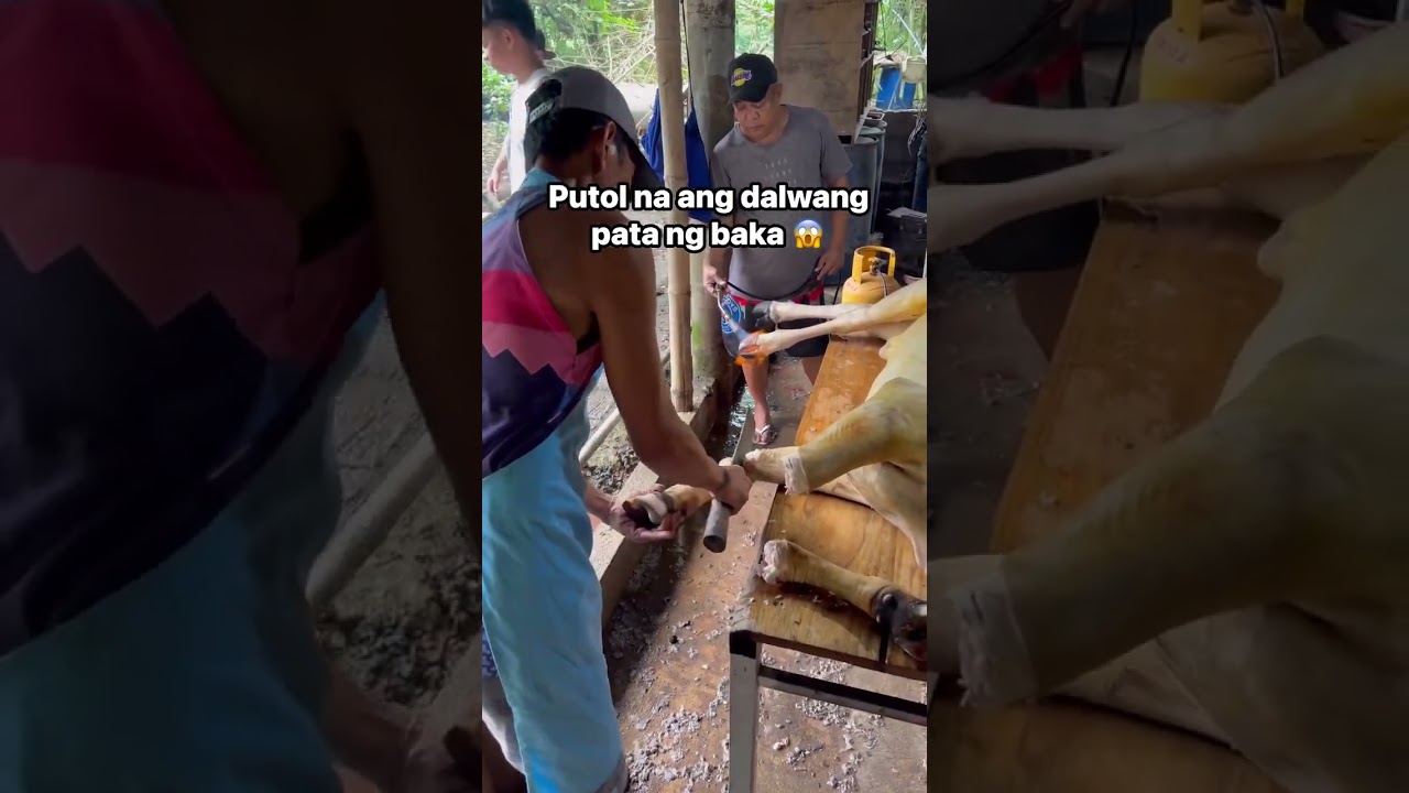 Cow leg cutting for cooking #kapinsan #meat #meatmarket #tasty #food #meatlover #butcher #coocking