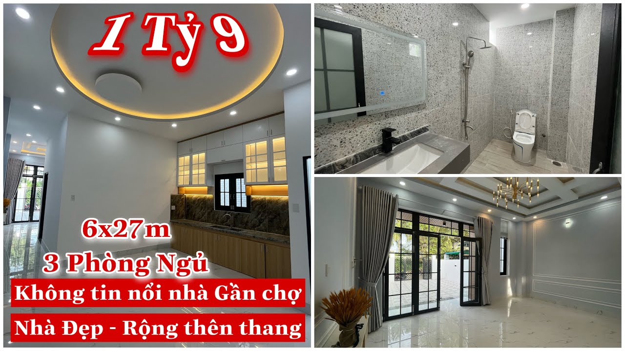 TP Rạch Giá - Nhà Rộng 6x27m quá đẹp và gần chợ giá bèo #kiengiang #nhipsongrachgia #rachgia