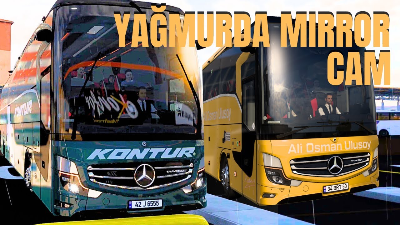 Yağmurlu Bir Konya-Ankara Seferi.Yeni Travego 16 MirrorCam ile