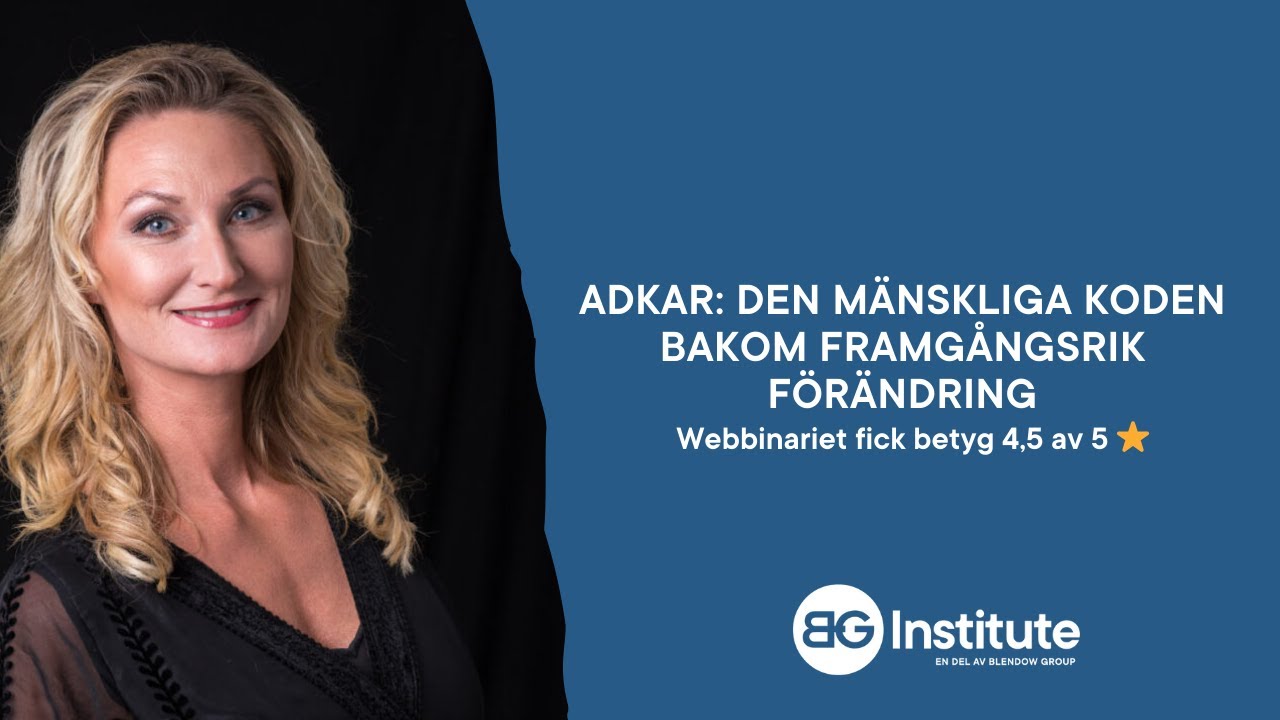 ADKAR Den m&auml;nskliga koden bakom framg&aring;ngsrik f&ouml;r&auml;ndring