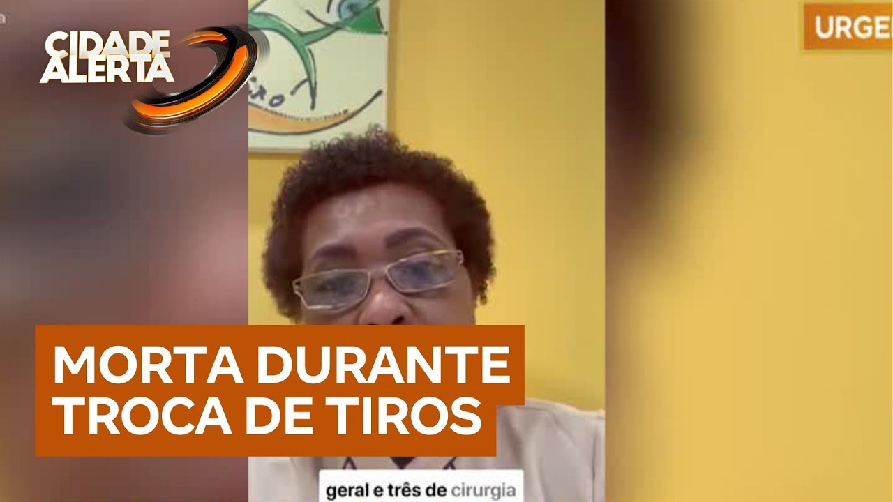 RJ: médica de 61 anos é baleada durante troca de tiros entre policias e bandidos