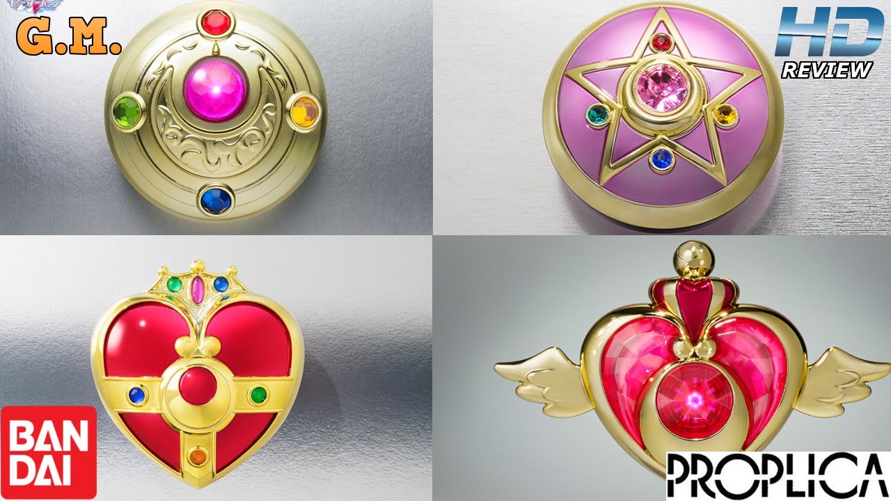 Cronistoria uscite degli oggetti magici di Sailor Moon - PROPLICA BANDAI -