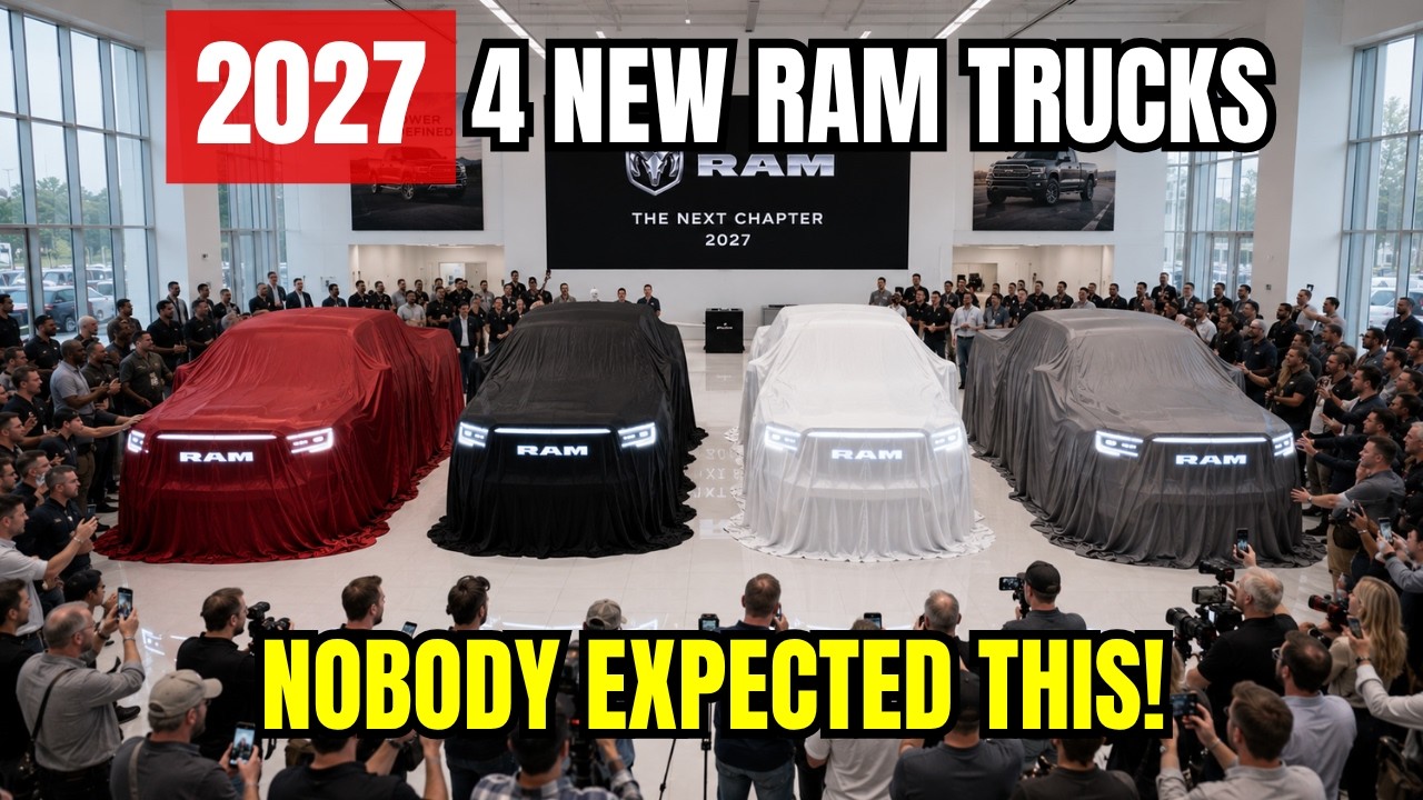 RAM только что представила 4 новых пикапа 2027 года &mdash; никто этого не ожидал!