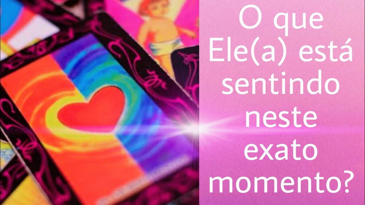 BARALHO CIGANO REVELA O QUE ELE(A) ESTÁ SENTINDO NESTE EXATO MOMENTO? AMOR INFINITO TAROT ❤️
