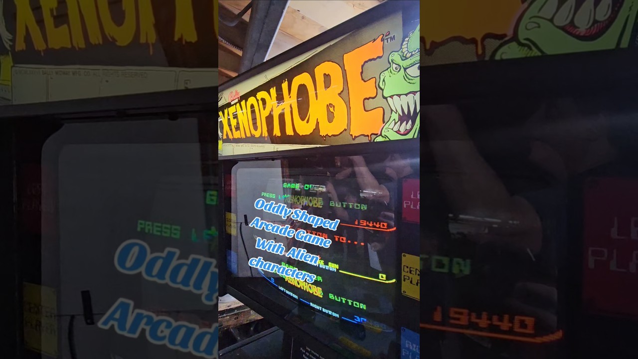 Вы помните аркадную видеоигру XENOPHOBE? Tnt Amusements #ретро #аркада