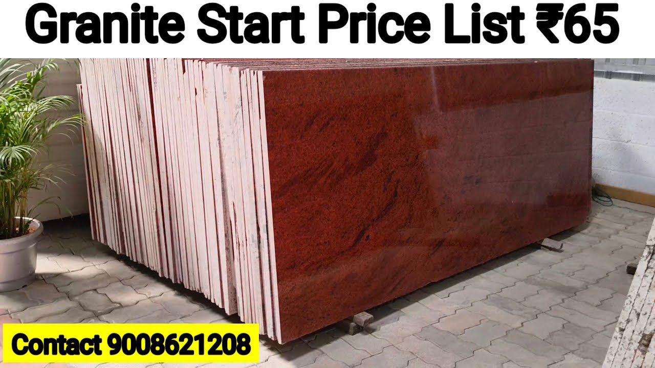 Granite Start Price List ₹65, ग्रेनाइट होलसेलर शोरूम इन जिगन, Contact 9008621208