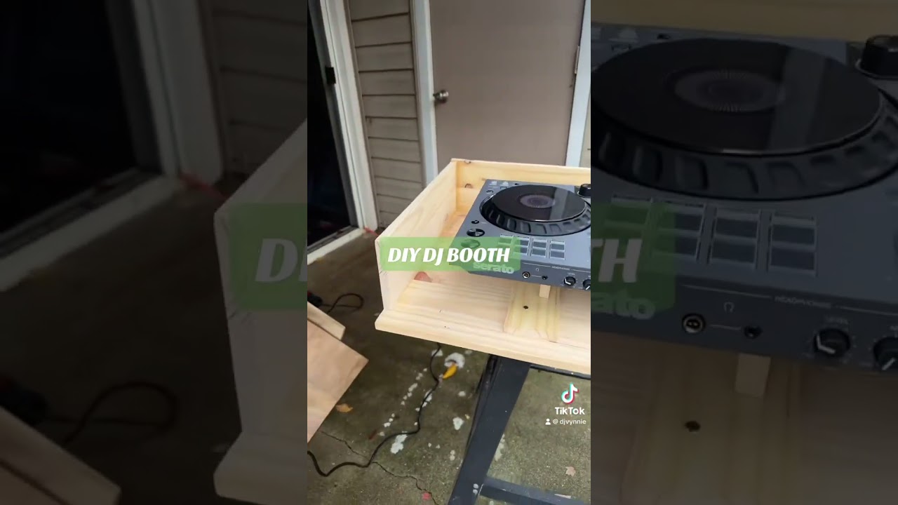 DIY DJ BOOTH. | dj booth 