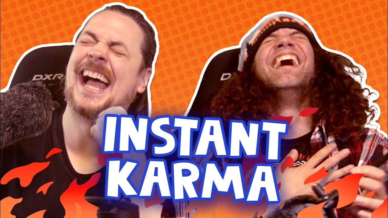 REACTING to ICONIC Instant Karma moments | Game Grumps Compilations