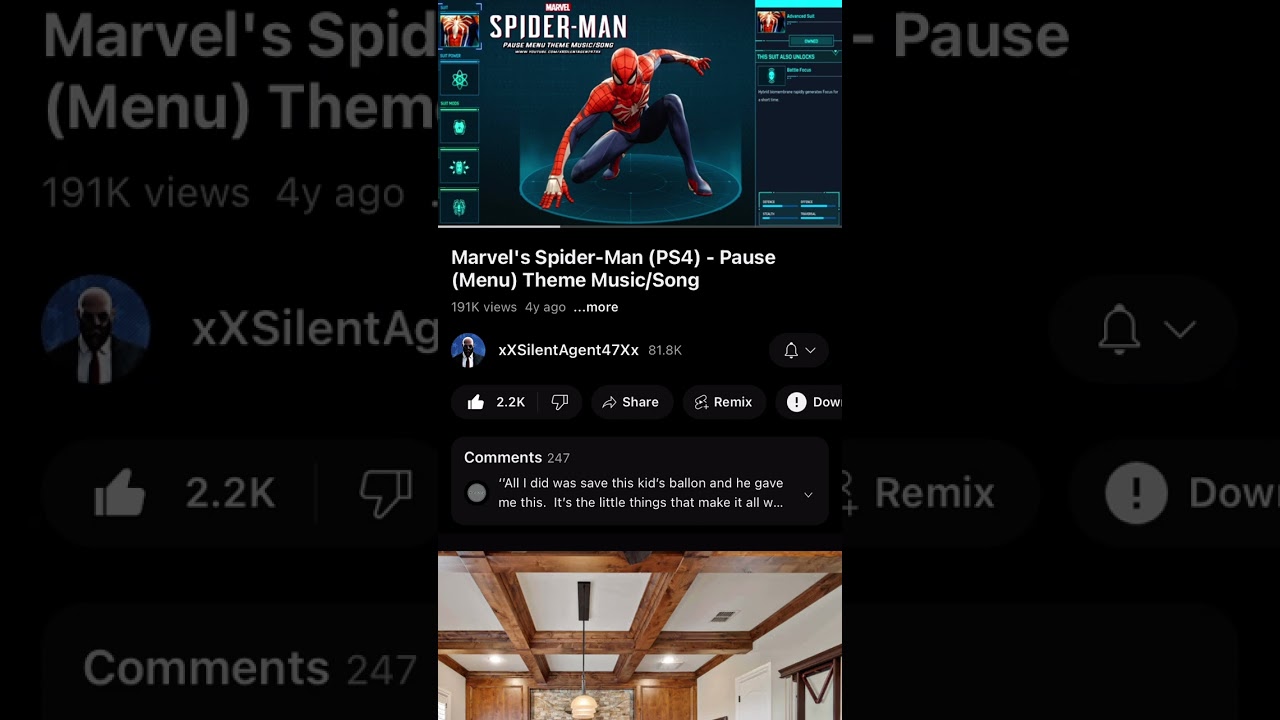 Spider Man PS4 (Pause Menu Theme) REUPLOAD