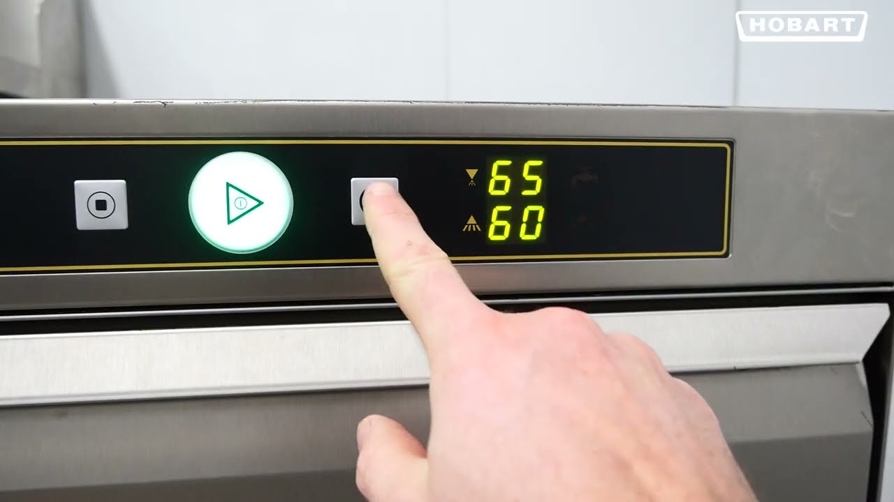 Ecomax 504 voorlader vaatwasmachine programma selectie