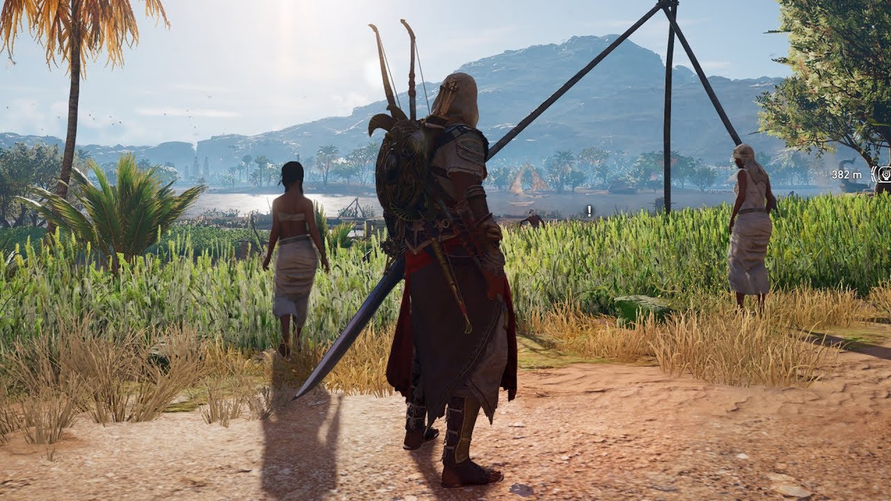 Assassin's Creed: Origins - Thebes - Open World Free Roam Gameplay (PC HD) [1080p60FPS]