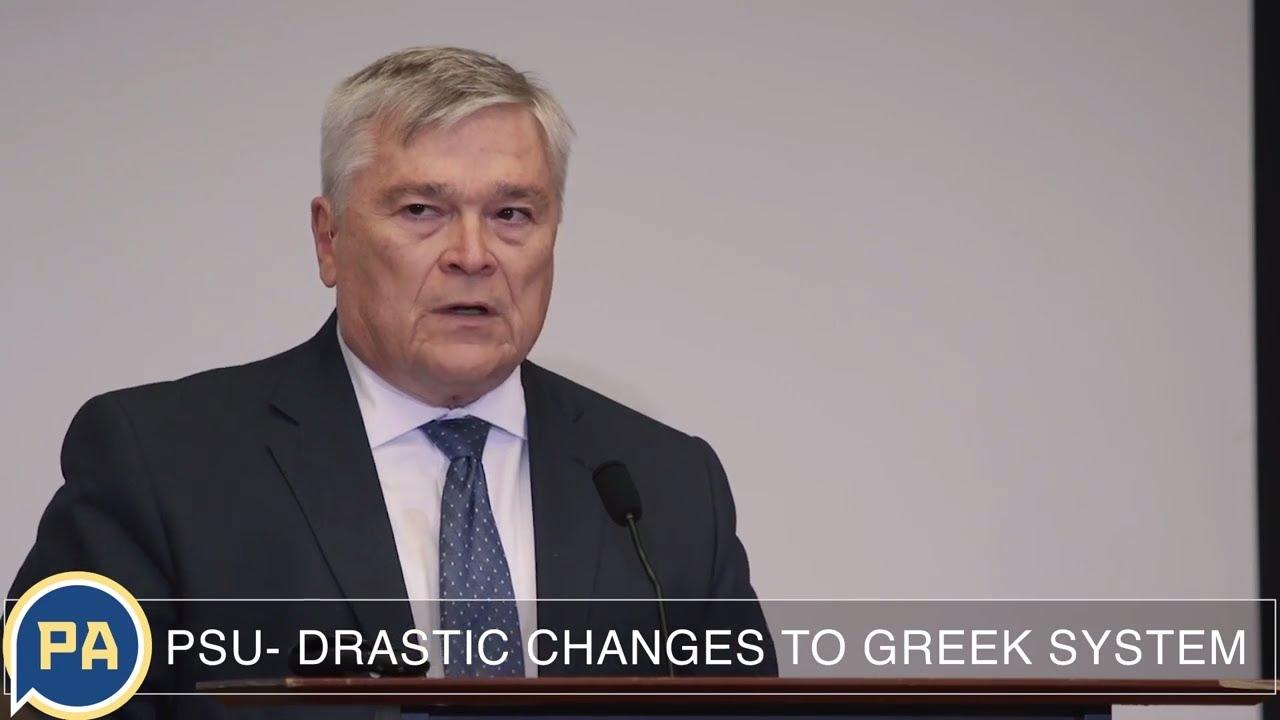 Penn State President Eric Barron reveals drastic changes to the greek system