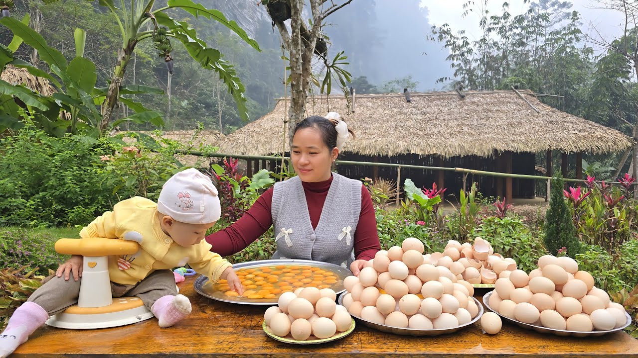 Making Cakes from 300 Eggs | Fresh Homemade Cakes Sold at the Local Market