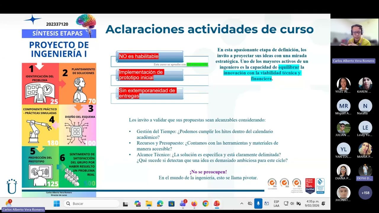 Fecha 1_ Conferencia web del curso proyecto de ingeniería I   202337120 - Grabación