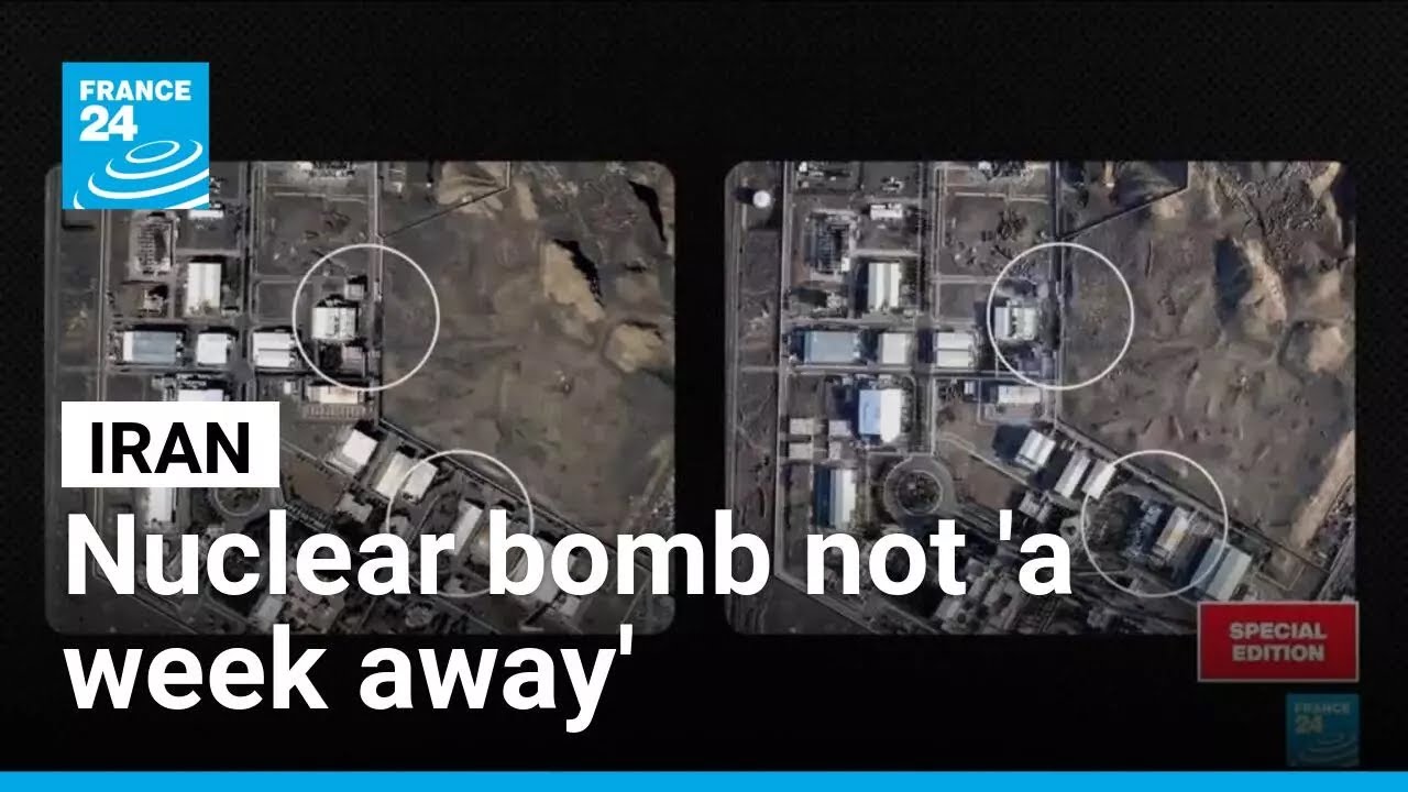 Iran not 'a week away' from having a nuclear bomb as Trump administration claims • FRANCE 24