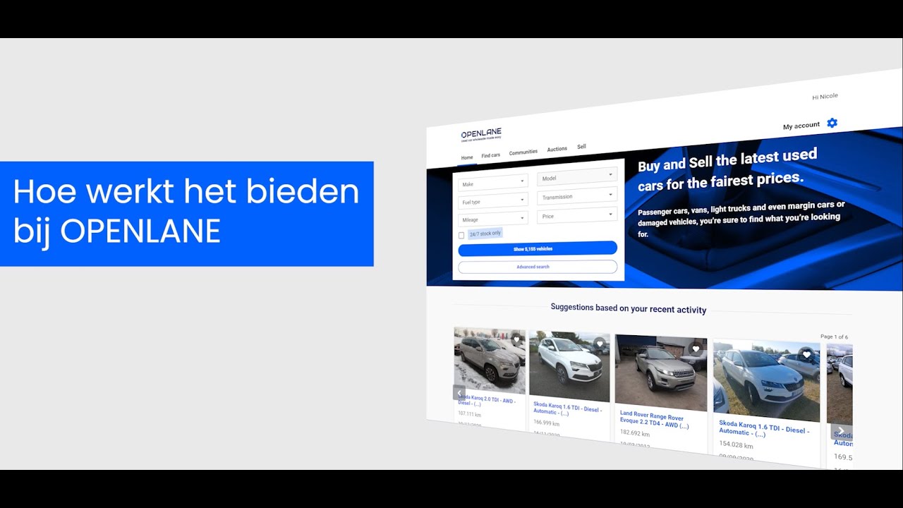 Hoe biedingen plaatsen en beheren | OPENLANE autoveilingen