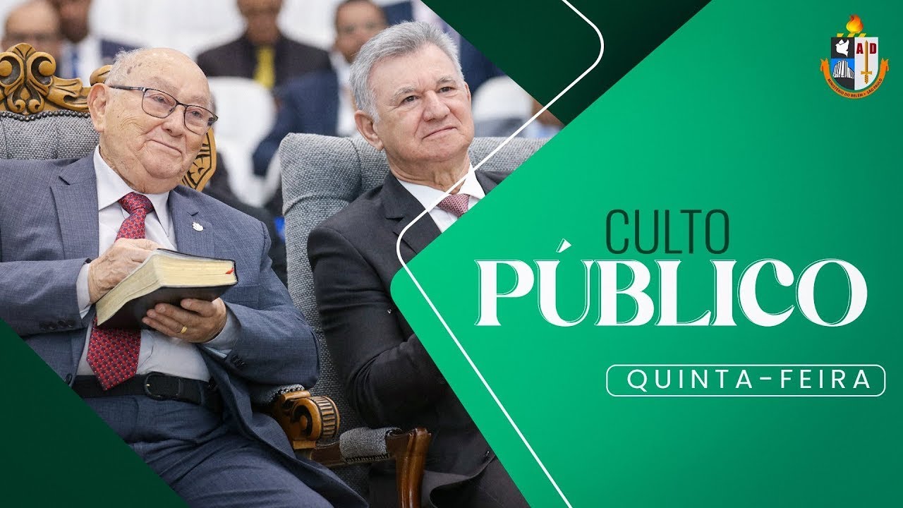CULTO PÚBLICO | 12/03/2026 | TV AD BELÉM