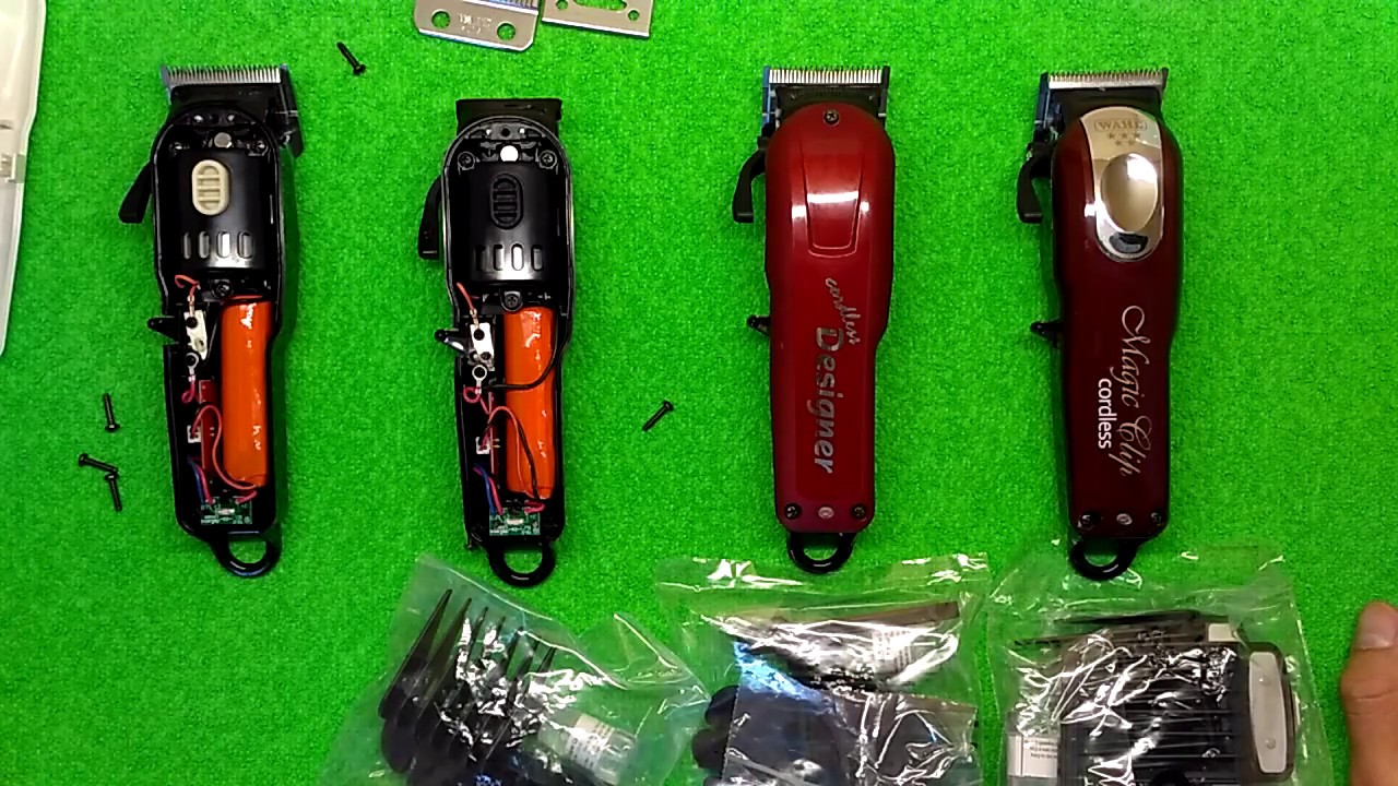 Сравнение машинок WAHL cordless: Super Taper, Designer, Magic Clip